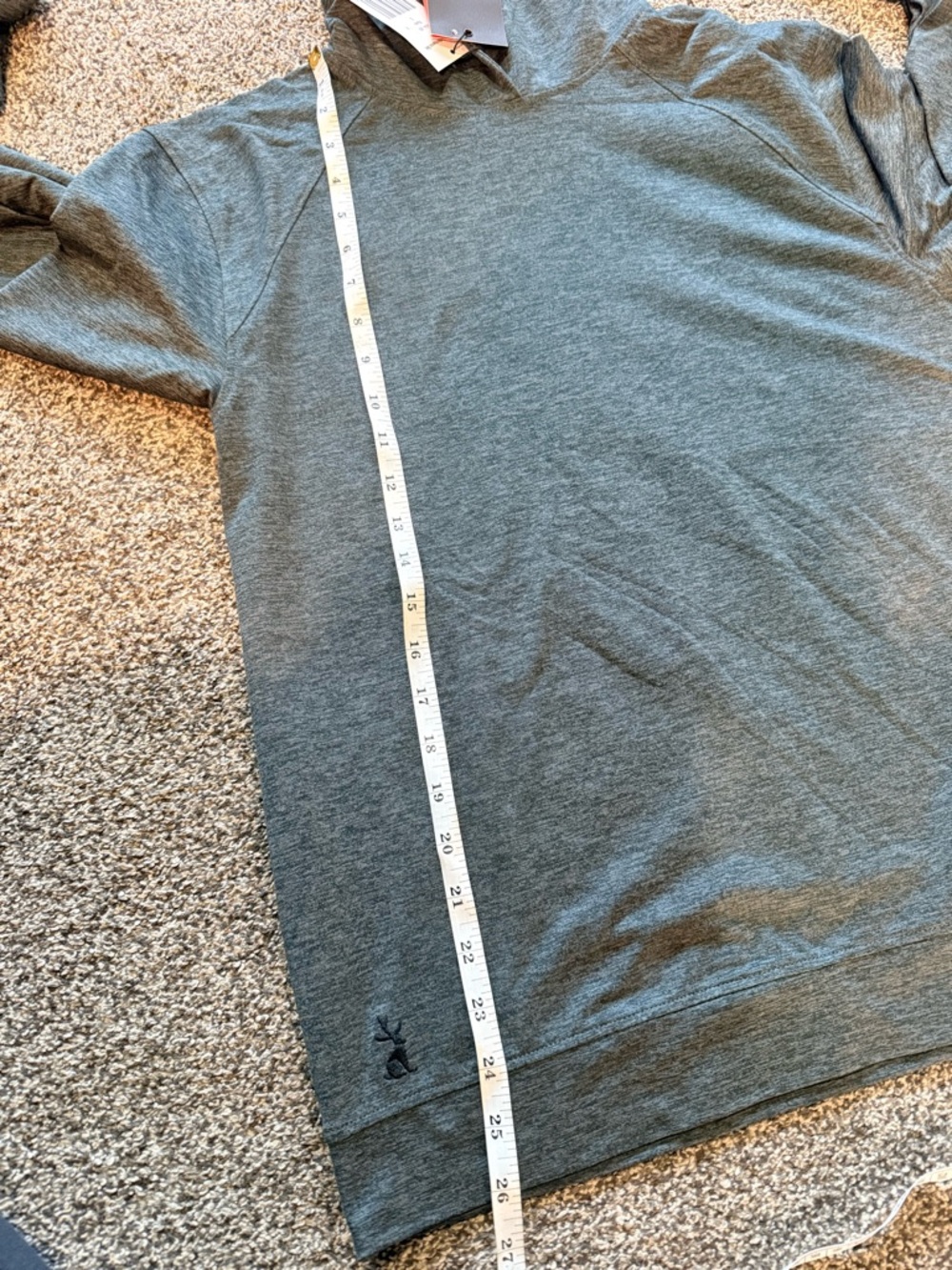 Jack + Sage NWT Performance Hoodie Gray Small Athletic Pullover - Picture 10 of 10